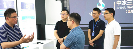 合肥市蜀山區(qū)副區(qū)長張政一行蒞臨中水三立調研指導