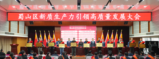 新質生產力引領高質量發(fā)展！中水三立榮獲“蜀山區(qū)優(yōu)秀創(chuàng)新型企業(yè)”